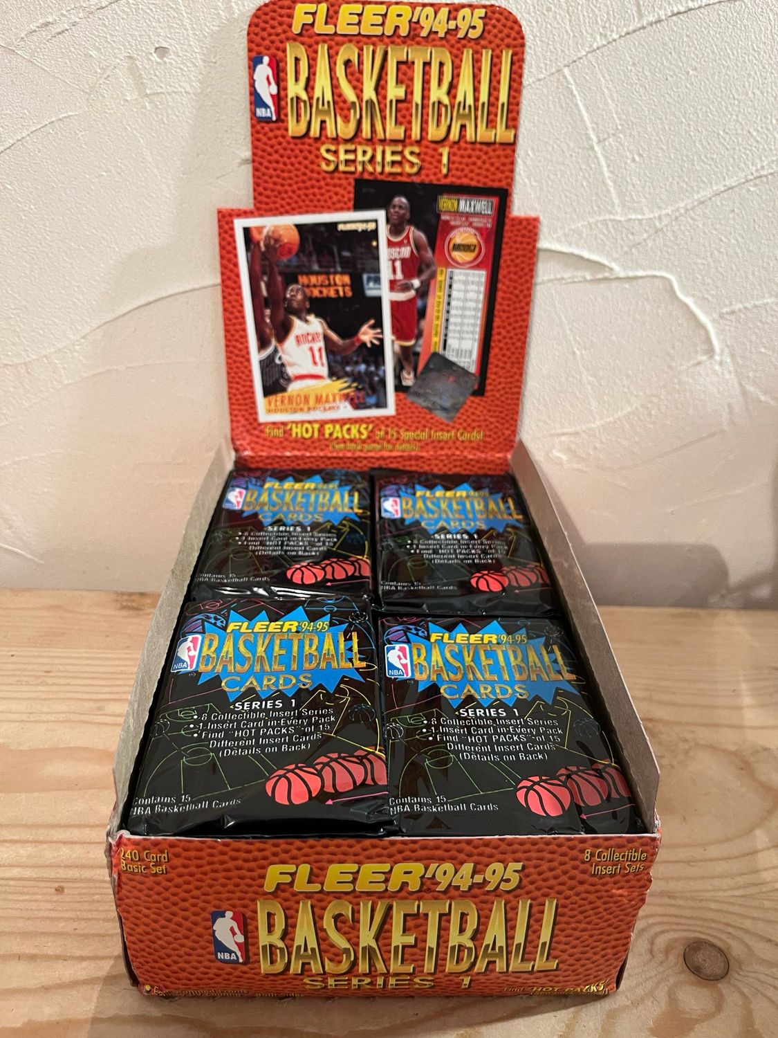 1994/95 Fleer Series 1 Basketball Hobby Pack