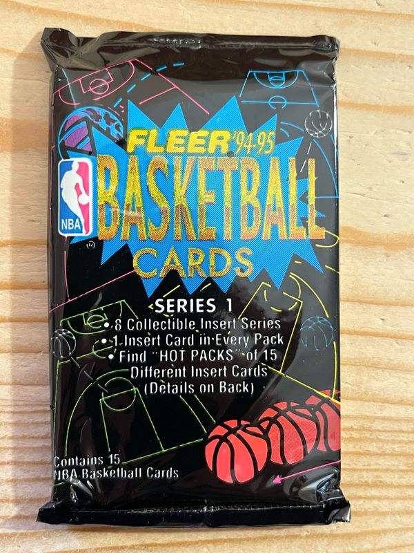 1994/95 Fleer Series 1 Basketball Hobby Pack