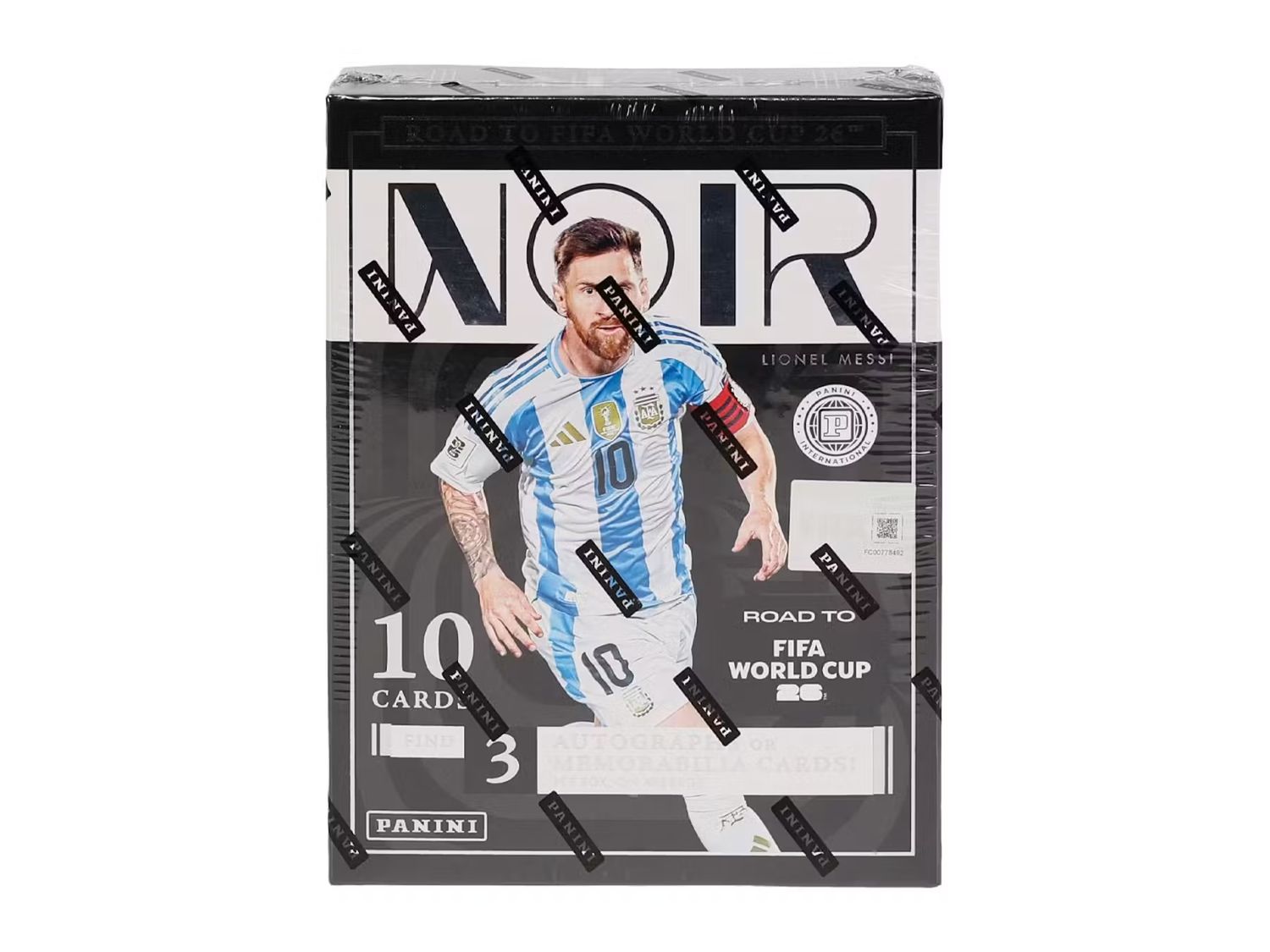 2025/26 Panini Noir Road to FIFA World Cup Soccer Hobby International Box