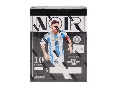 2025/26 Panini Noir Road to FIFA World Cup Soccer Hobby International Box (coming soon)