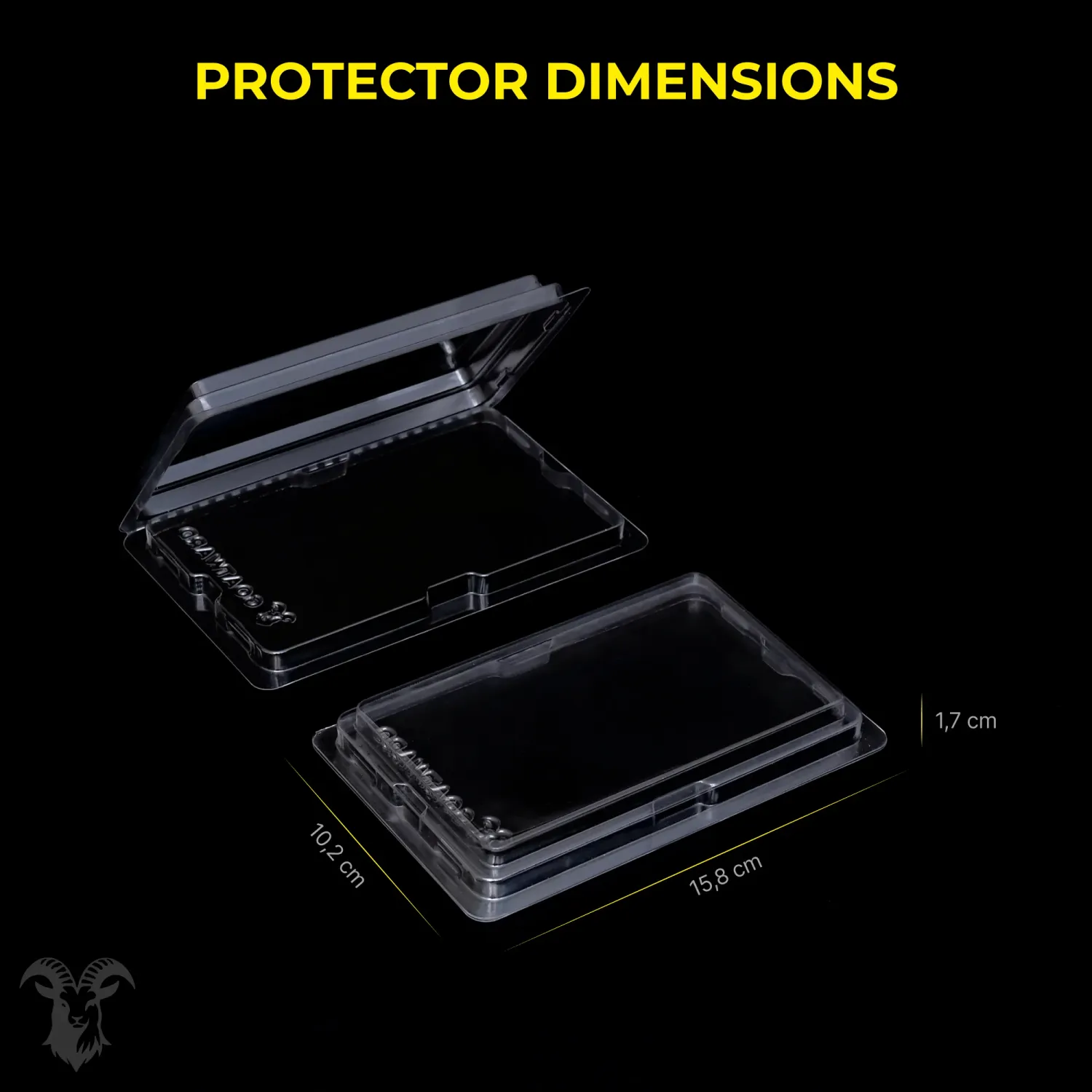 Goatward - Graded Card Protector – Rigid Clear Case for PSA &amp; CGC Slabs