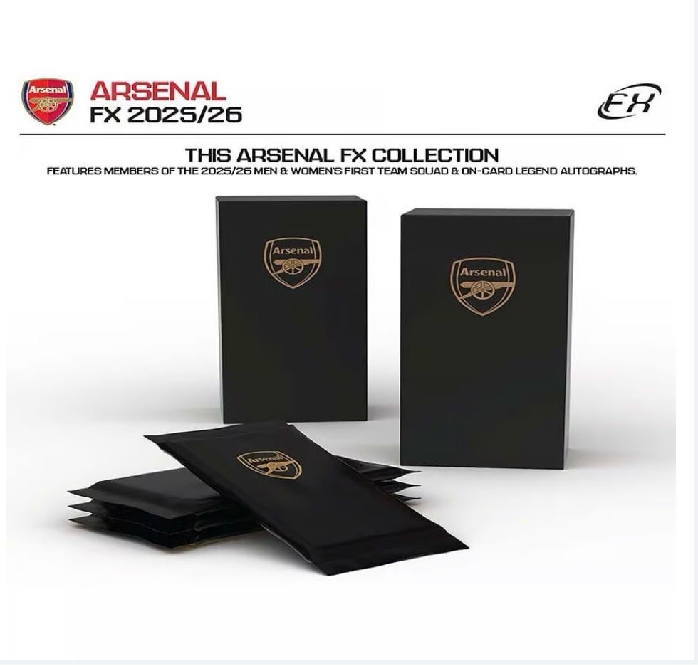 2025/26 Futera Arsenal London FX Collection Hobby Box