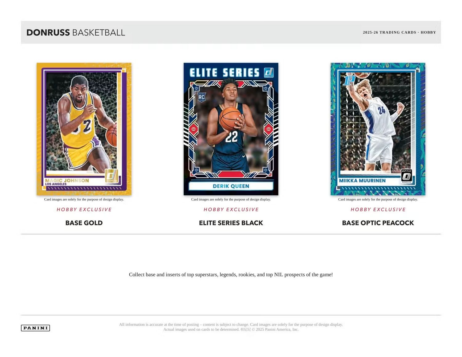 2025/26 Panini Donruss Basketball Hobby Box (Coming soon)