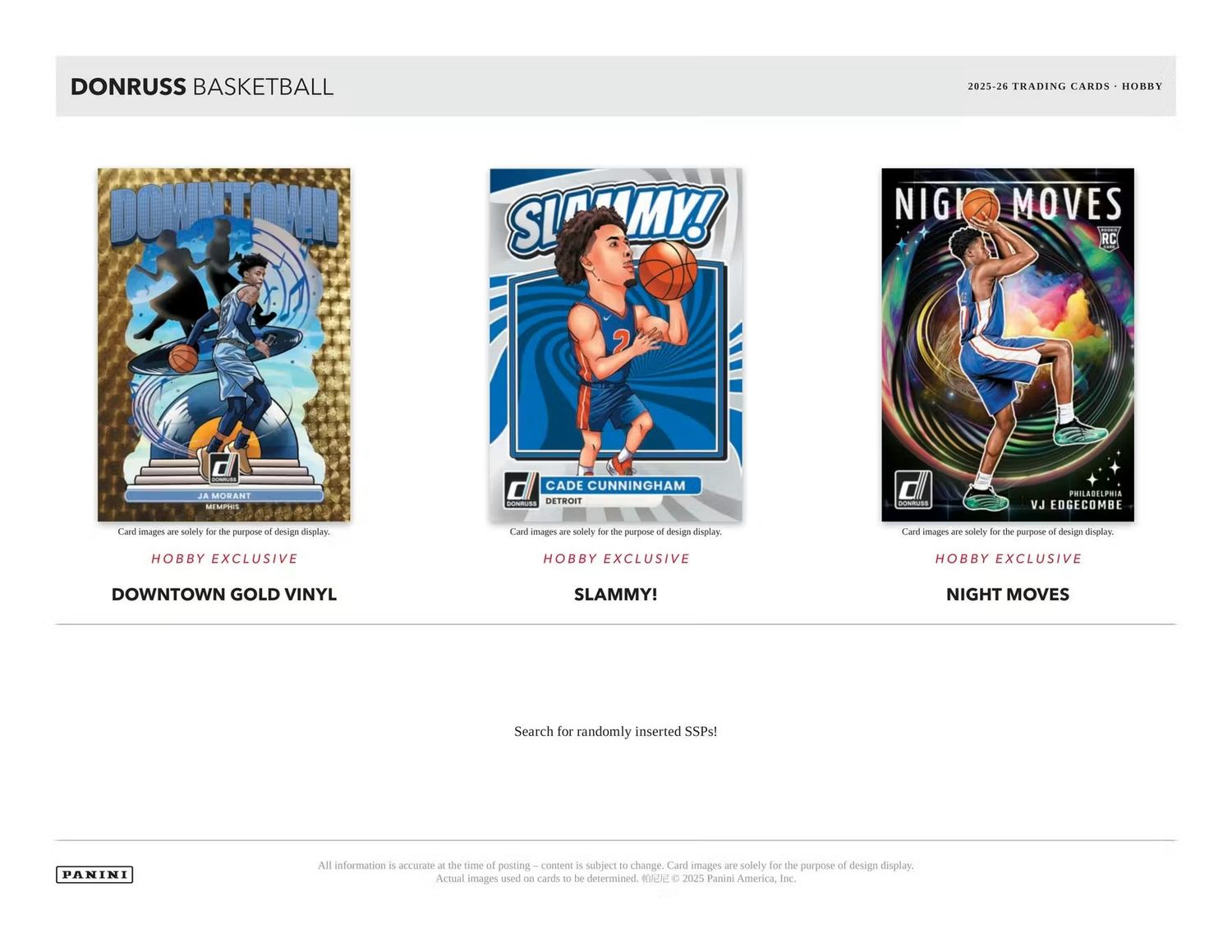 2025/26 Panini Donruss Basketball Hobby Box (Coming soon)