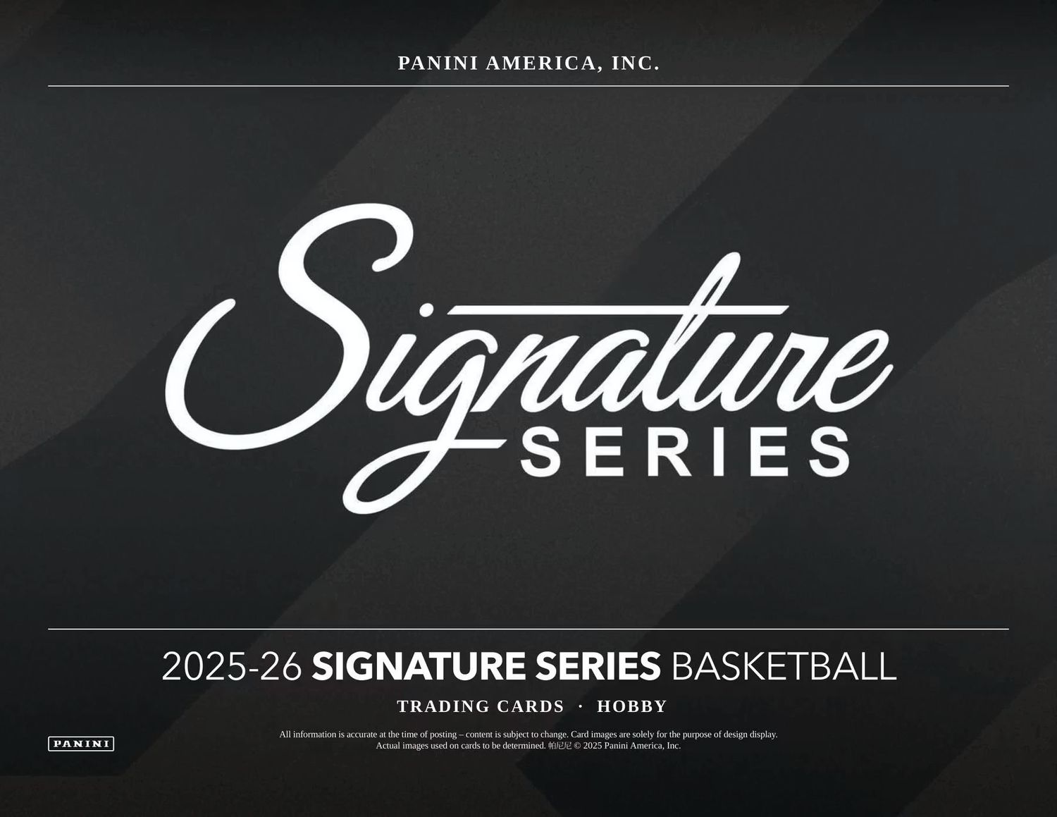 2025/26 Panini Signature Series Basketball Hobby 12-Box Case
