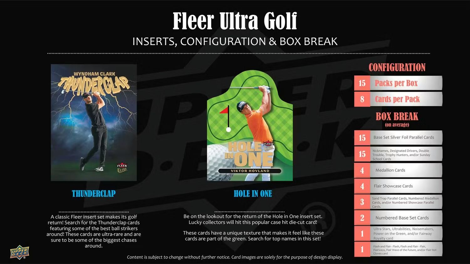 2026 Upper Deck Fleer Ultra Golf Hobby Box