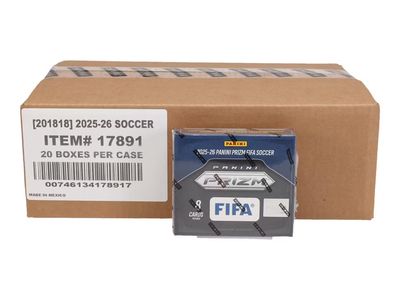 2025/26 Panini Prizm FIFA Soccer Choice 20-Box Case