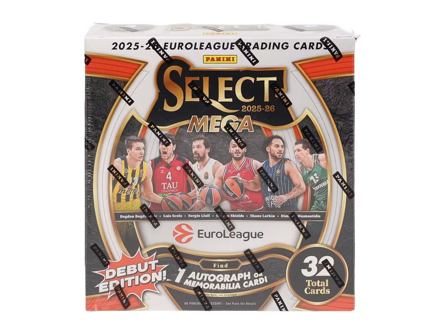 2025/26 Panini Select EuroLeague Basketball Mega Hobby 20-Box Case