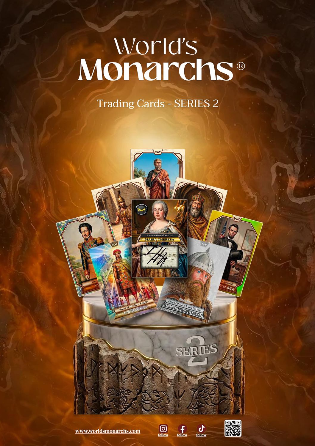2026 World’s Monarchs Trading Cards Series 2 (Coming soon)