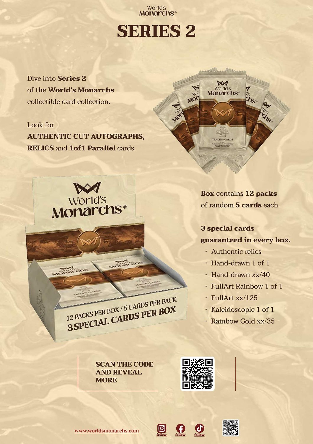 2026 World’s Monarchs Trading Cards Series 2 (Coming soon)