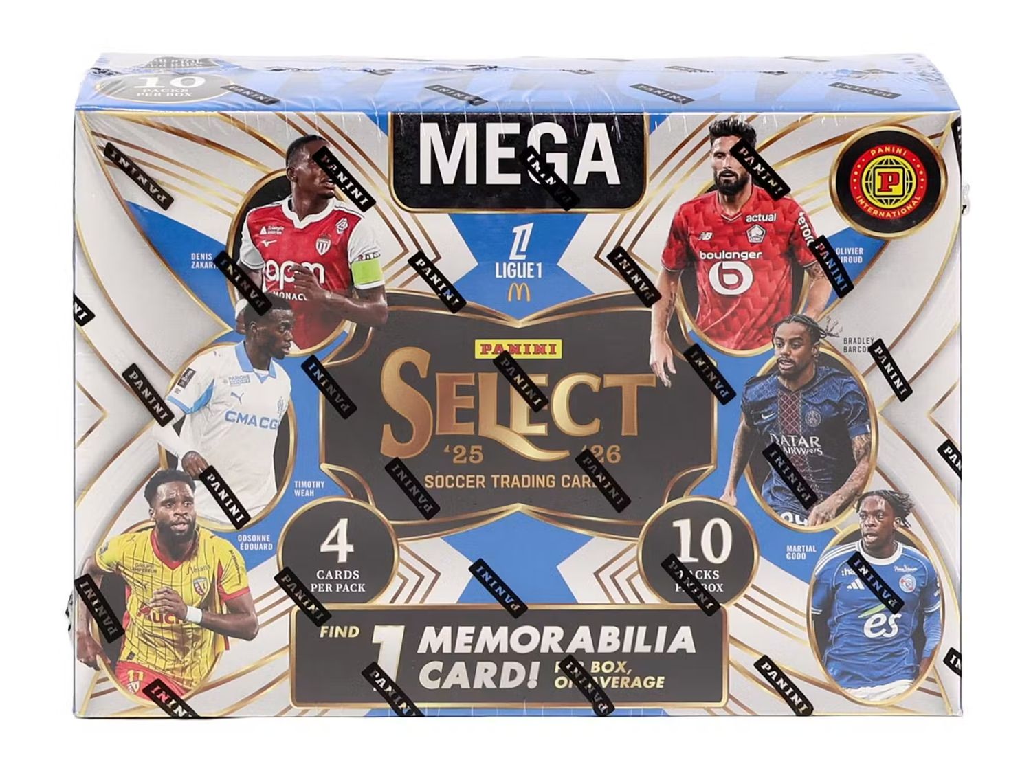 2025/26 Panini Select Ligue 1 Soccer International Mega Box