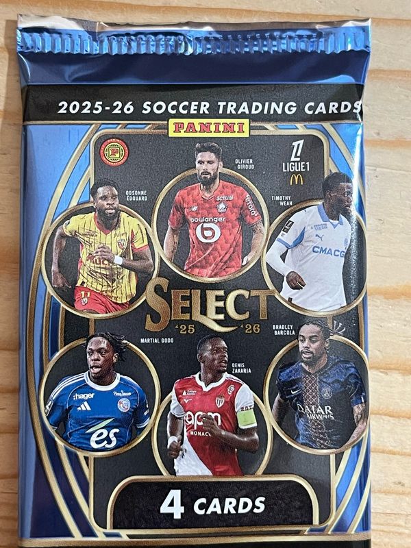 2025/26 Panini Select Ligue 1 Soccer International Mega Pack