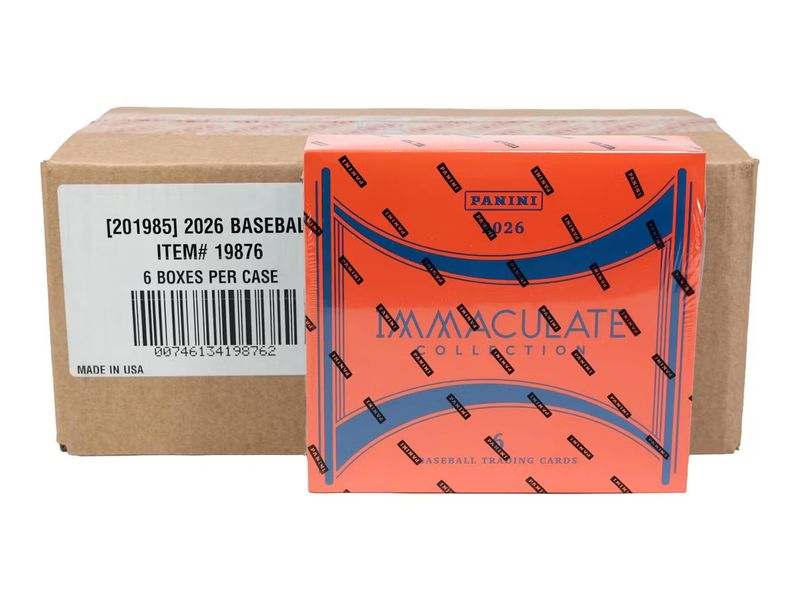 2026 Panini Immaculate Baseball Hobby 6-Box Case