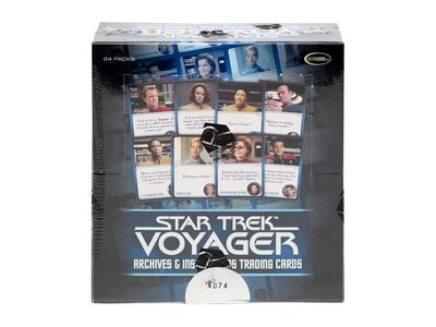 2026 Rittenhouse Star Trek Voyager Archives & Inscriptions Hobby Box