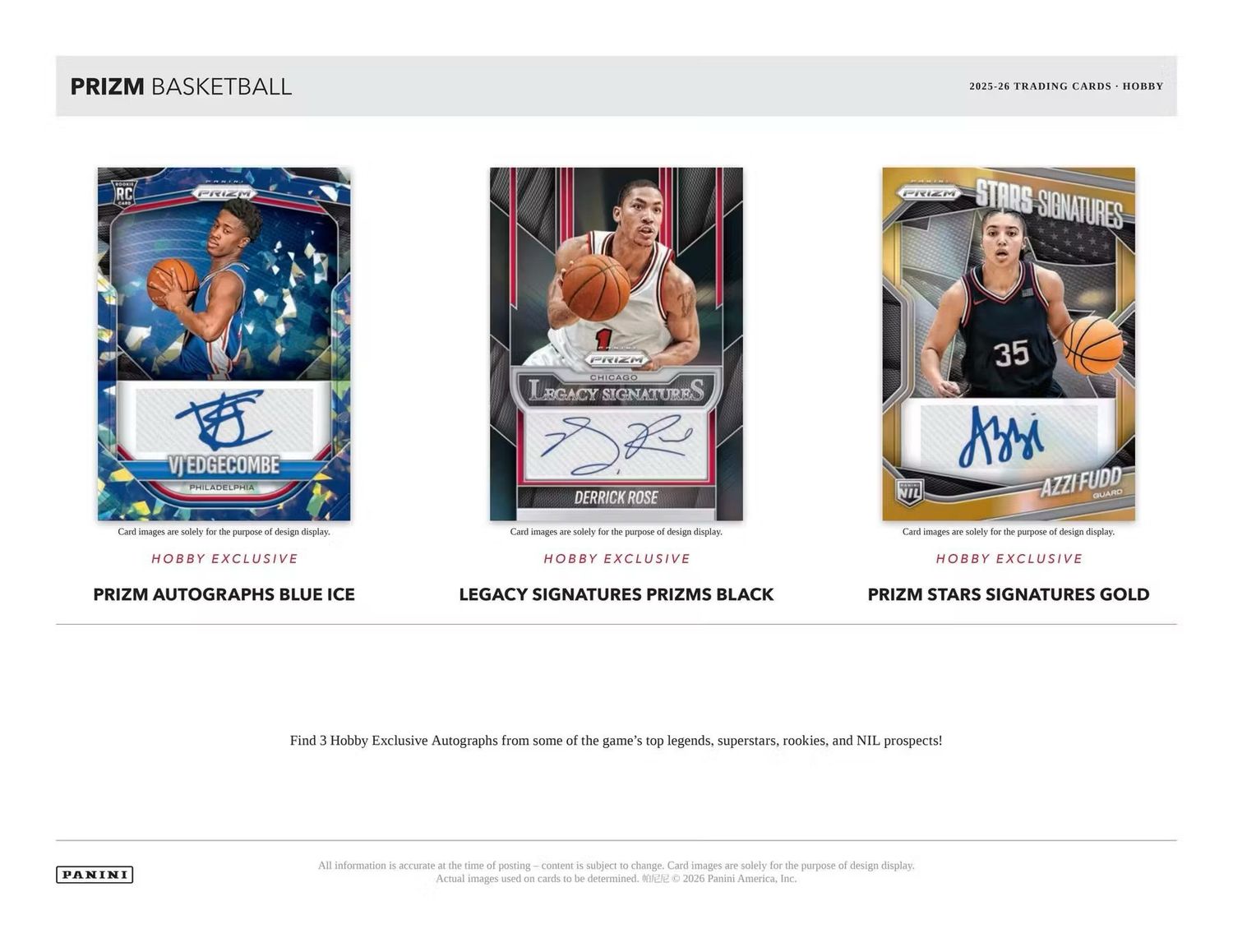 2025/26 Panini Prizm Basketball Hobby Box