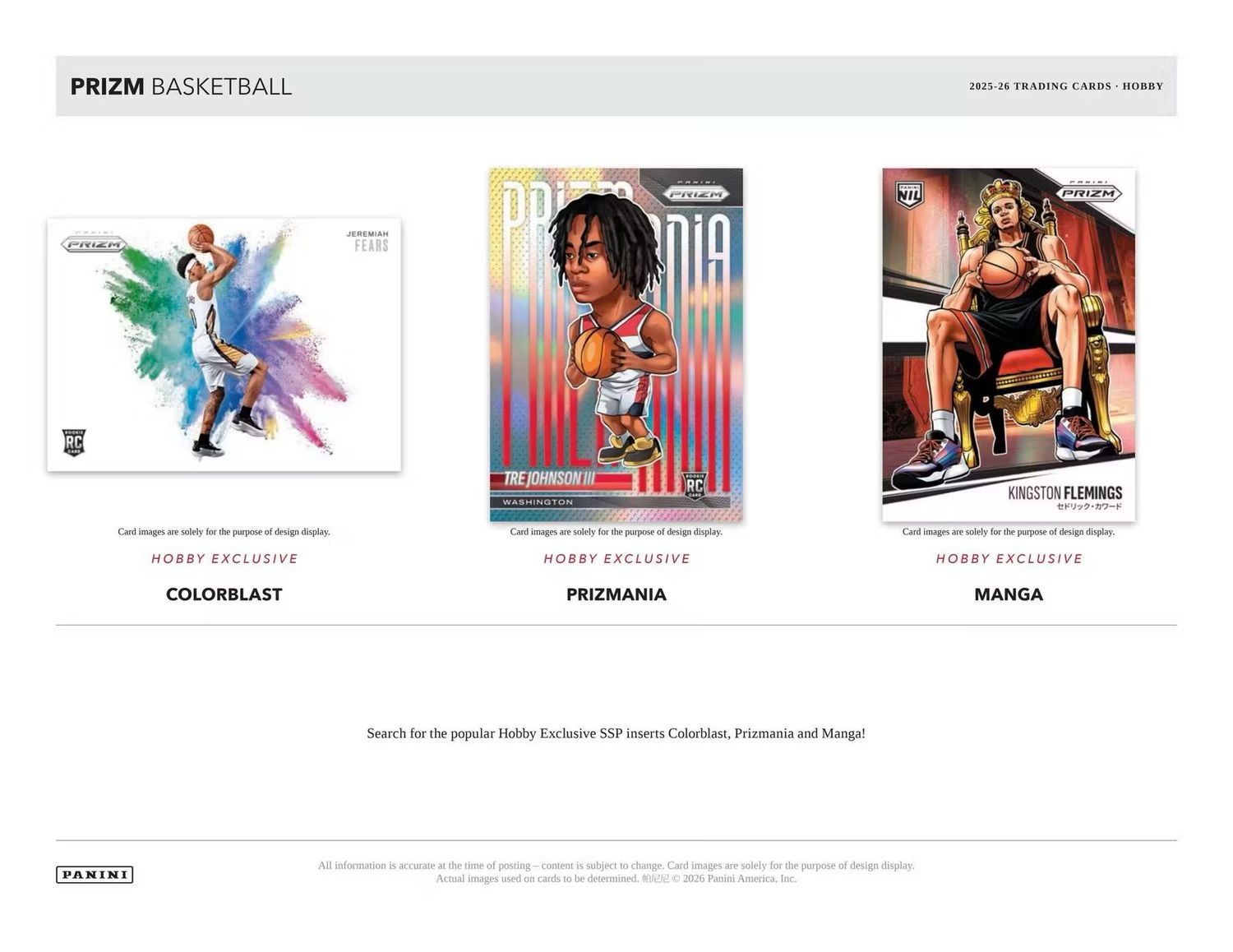 2025/26 Panini Prizm Basketball Hobby Box