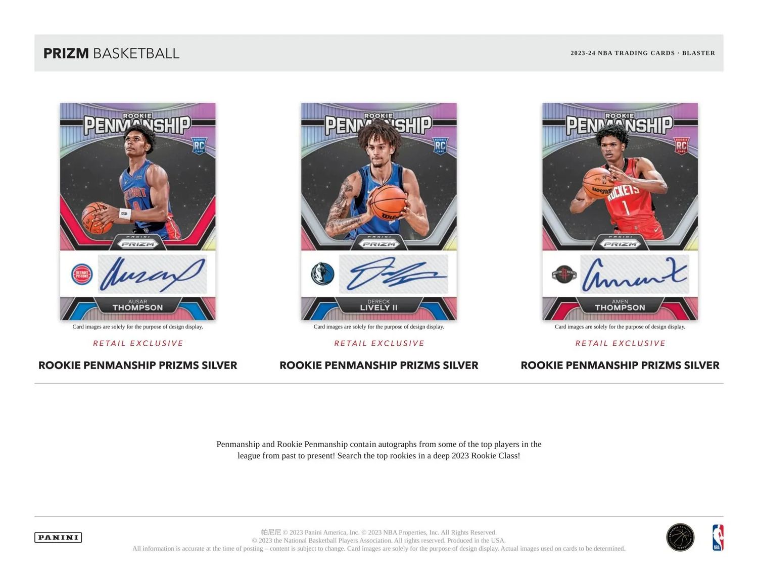 2023/24 Panini Prizm Basketball Blaster Box