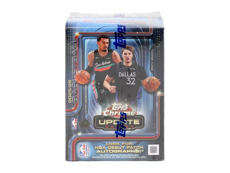 2025/26 Topps Chrome Update Series Basketball Blaster Box