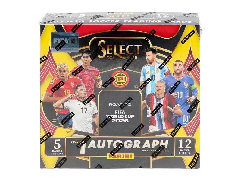 2025/26 Panini Select Road to FIFA World Cup Soccer Hobby International Box