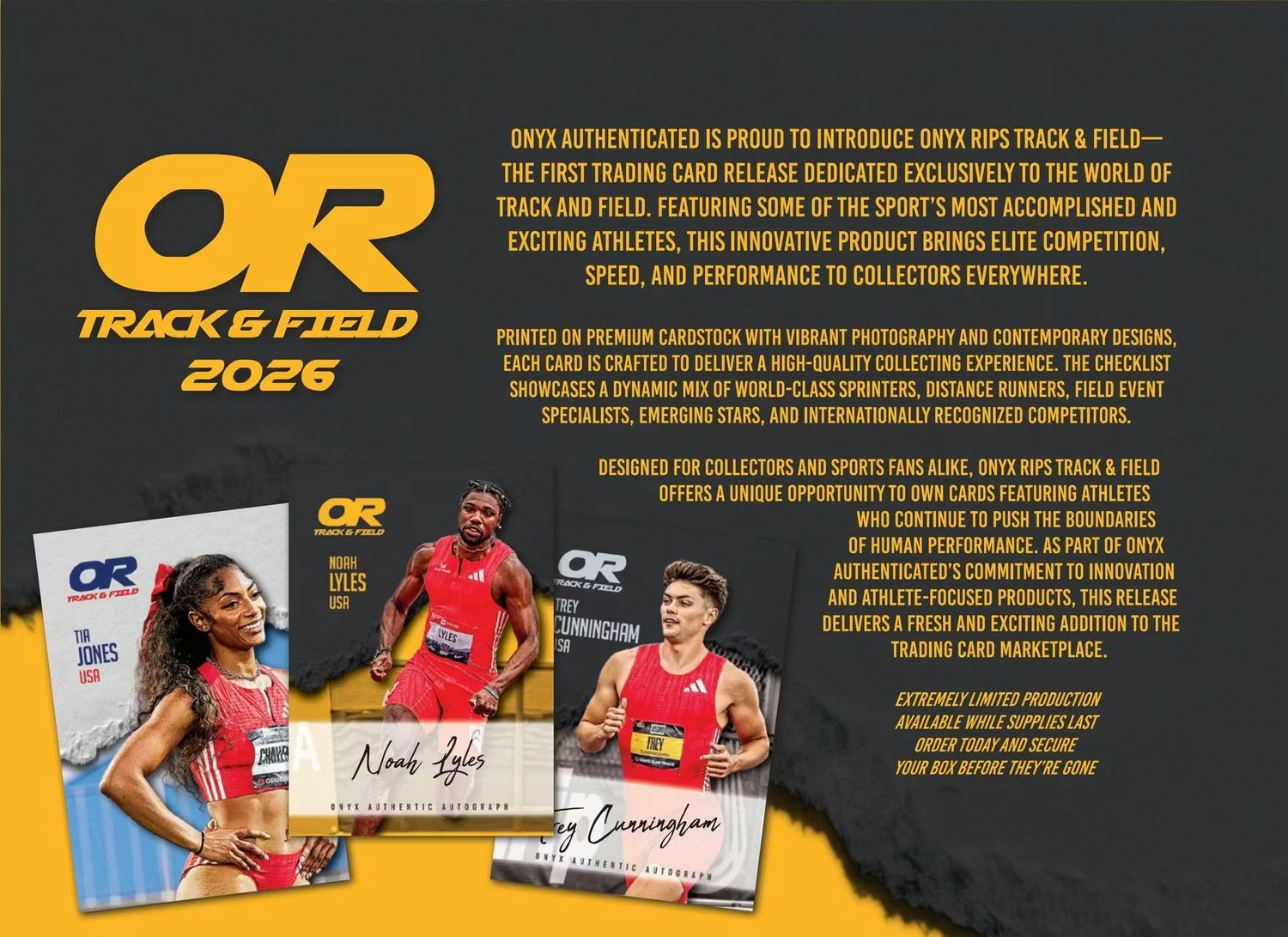 2026 Onyx Rips Track and Field Hobby Box