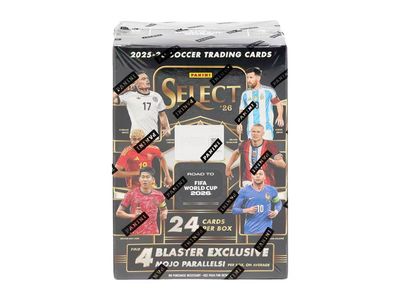 2025/26 Panini Select Road to FIFA World Cup Soccer Blaster Box (preorder)