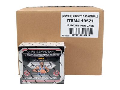 2025/26 Panini Prizm Basketball Hobby 12-Box Case