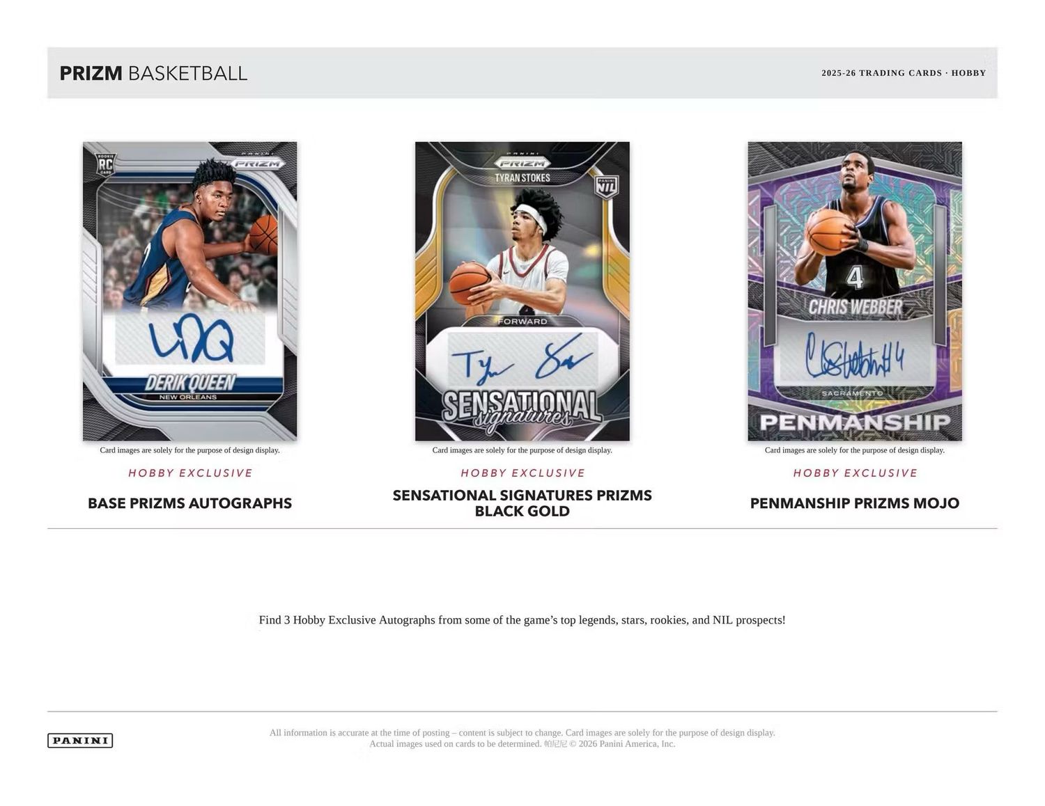 2025/26 Panini Prizm Basketball Hobby Pack
