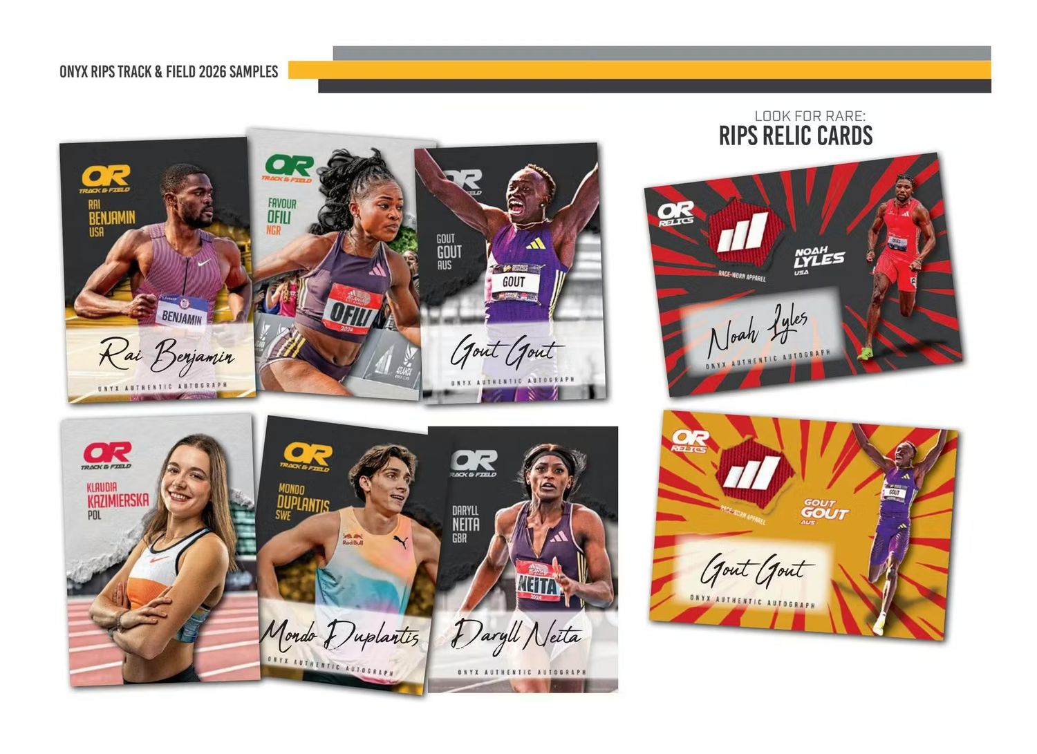 2026 Onyx Rips Track and Field Hobby Box