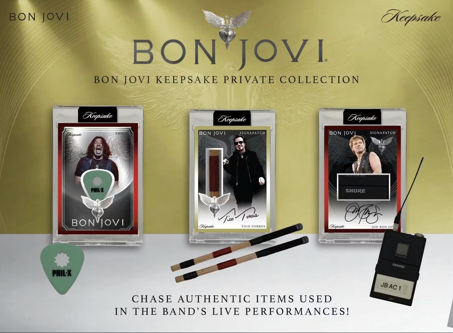 2026 Keepsake Bon Jovi Private Collection Hobby 6-Box Case