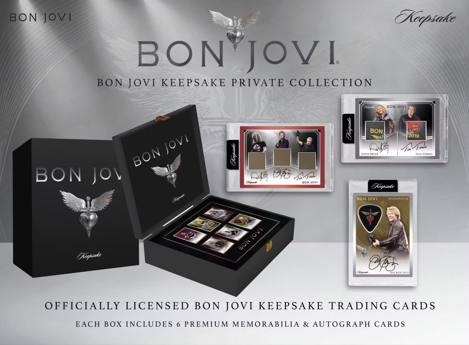 2026 Keepsake Bon Jovi Private Collection Hobby 6-Box Case