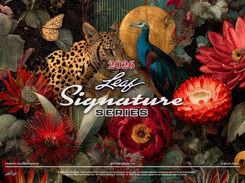 2026 Leaf Signature Series Hobby Box (Coming soon)