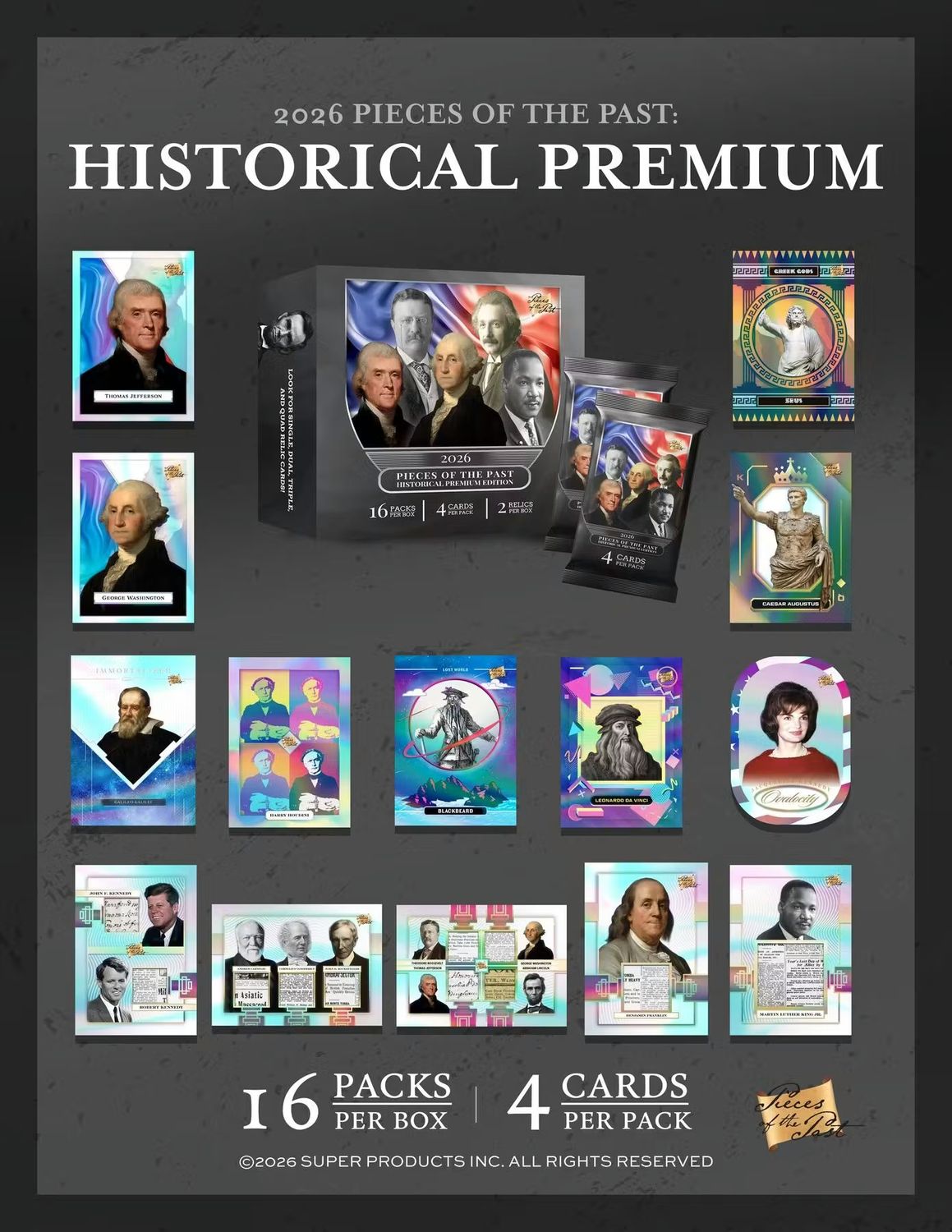 2026 Keepsake Pieces of the Past Historical Premium Edition Hobby Box (Coming soon)
