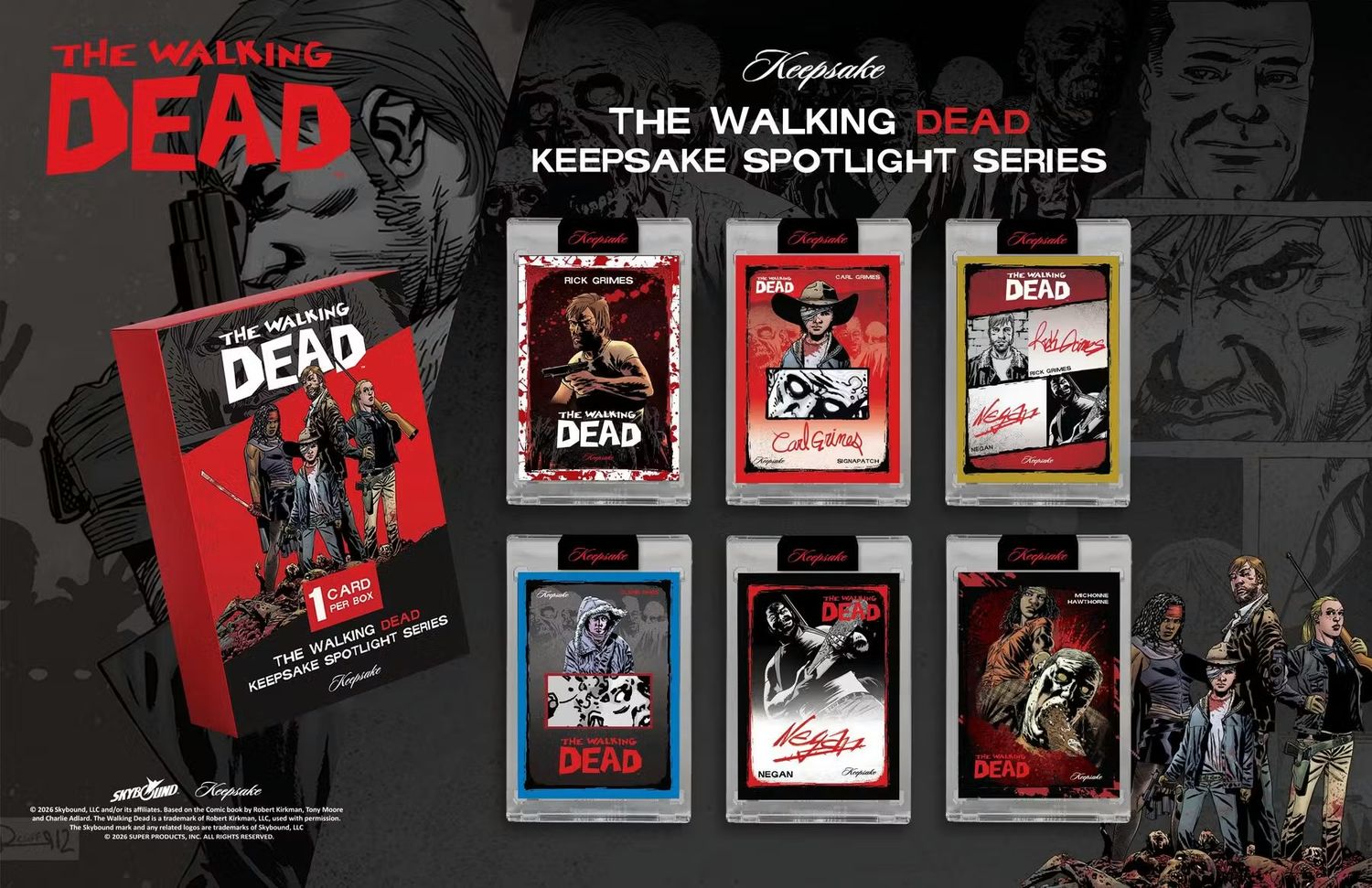 2026 Keepsake The Walking Dead 1st Edition Spotlight Series Hobby Box (Coming soon)