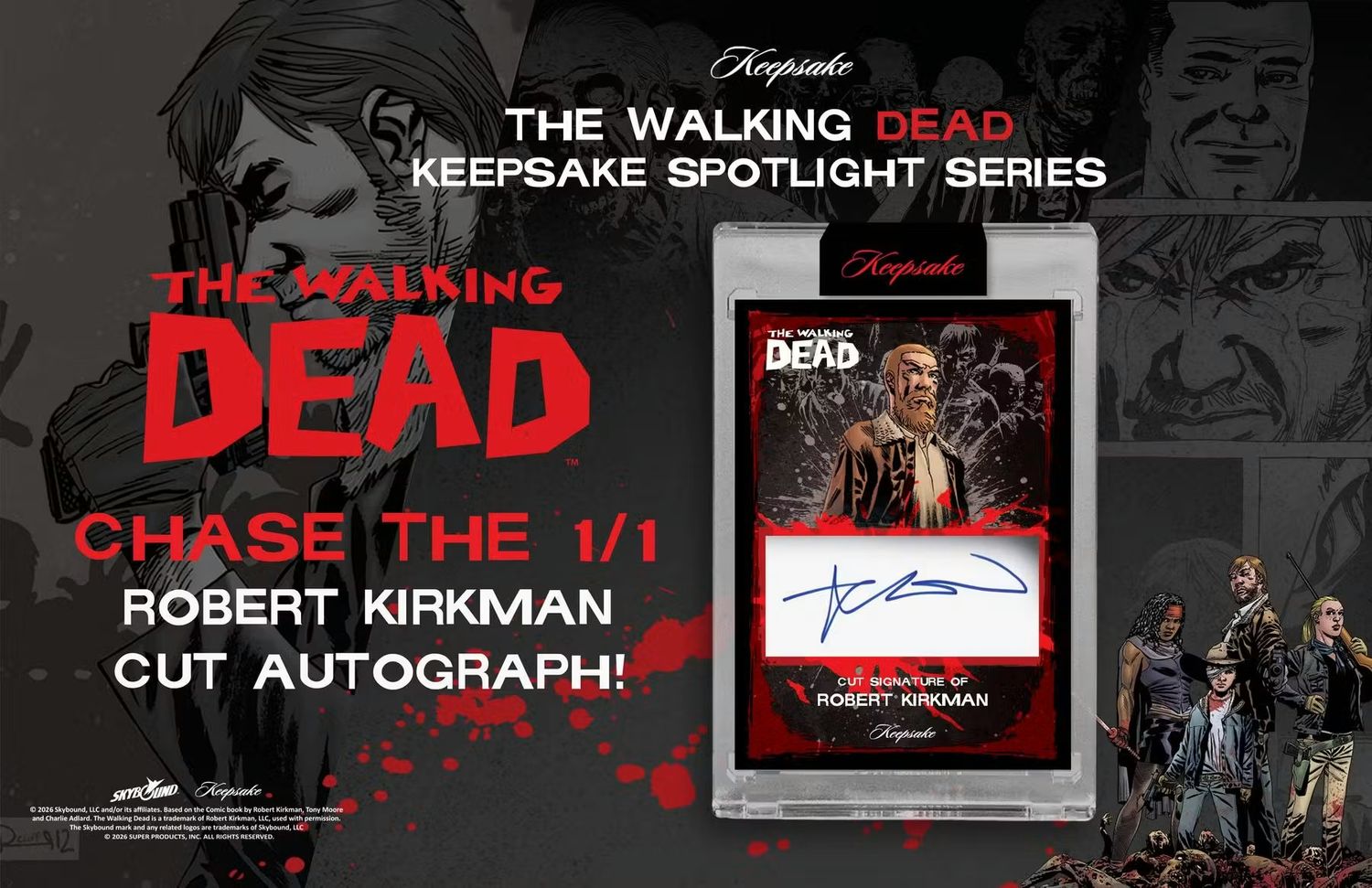 2026 Keepsake The Walking Dead 1st Edition Spotlight Series Hobby Box (Coming soon)
