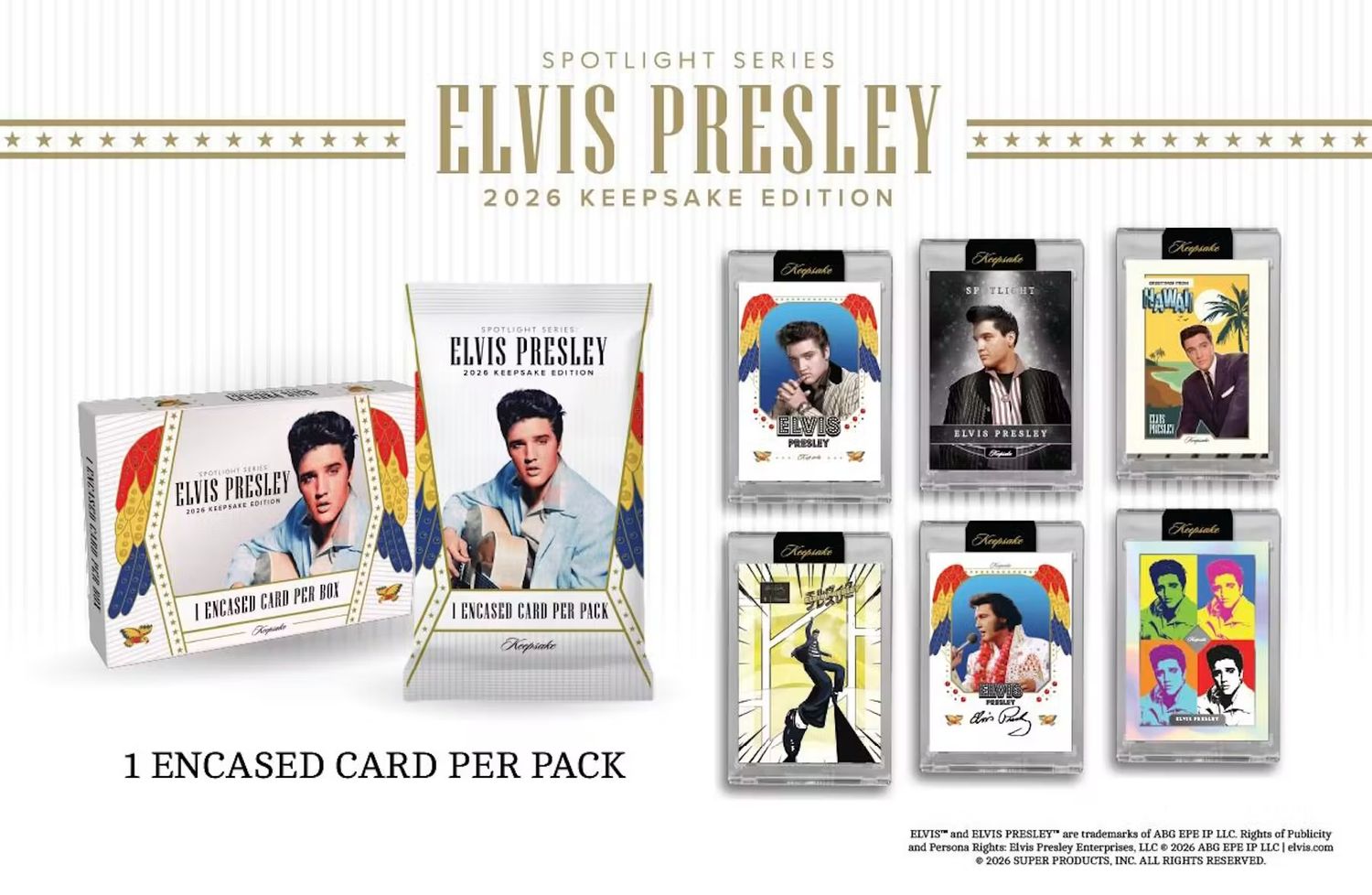 2026 Keepsake Elvis Presley Spotlight Series Hobby Box (Coming soon)