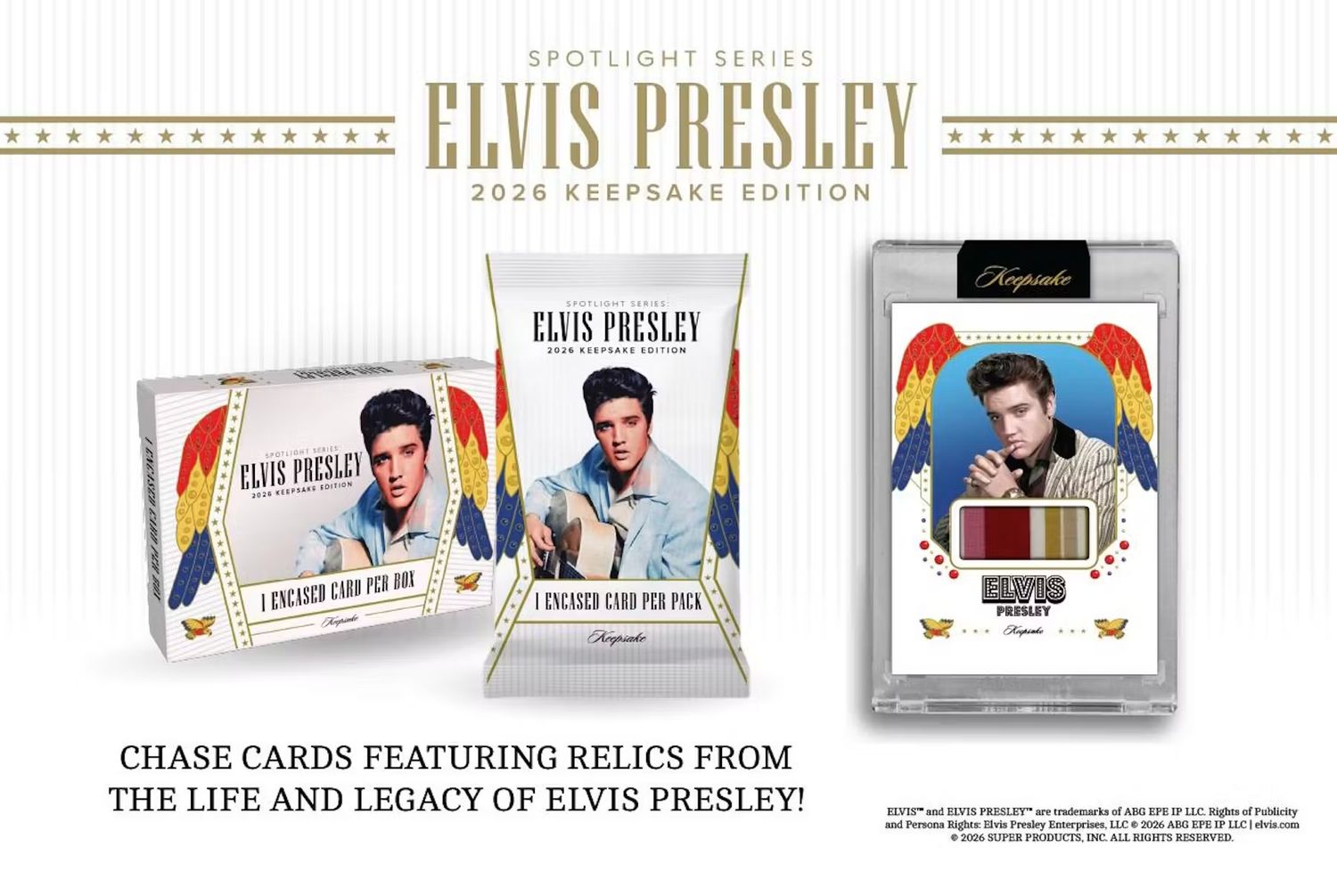 2026 Keepsake Elvis Presley Spotlight Series Hobby Box (Coming soon)