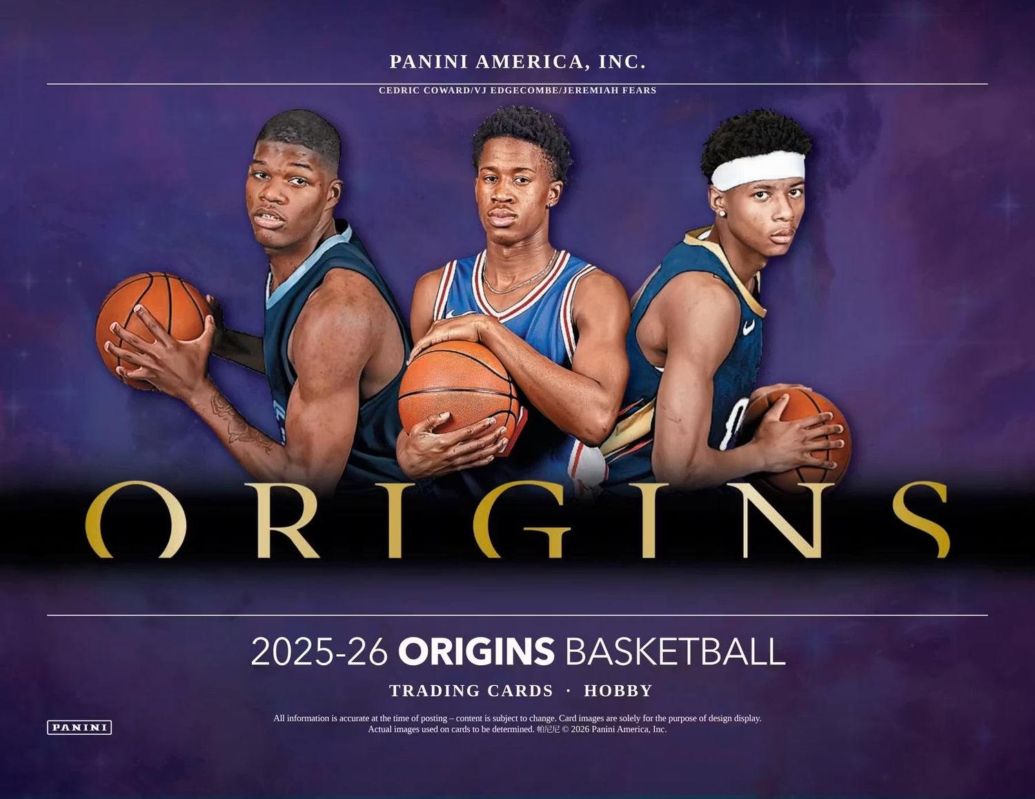 2025/26 Panini Origins Basketball Hobby Box (Preorder)