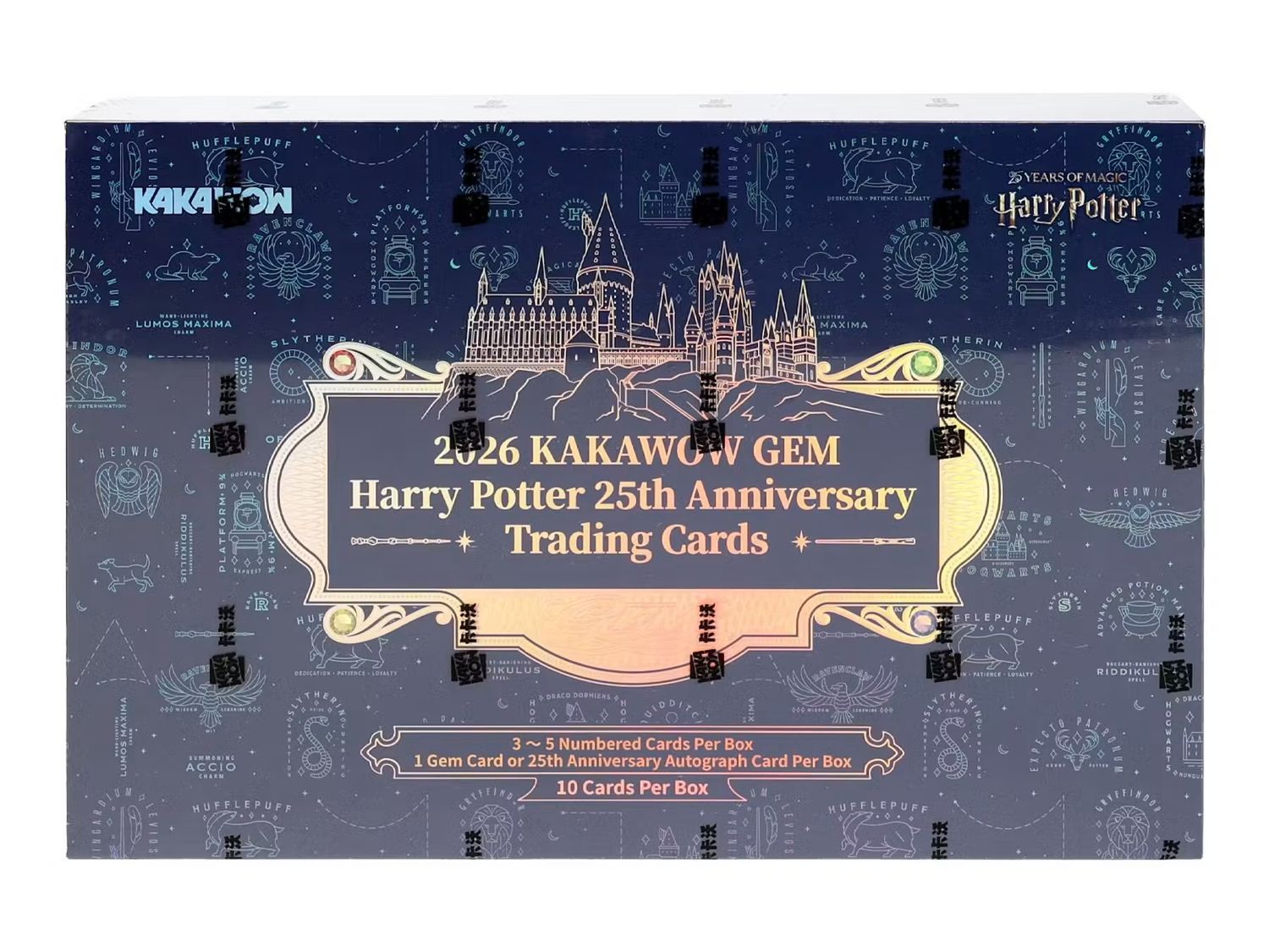 2026 Kakawow Gem Harry Potter 25th Anniversary Hobby 4-Box Case