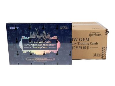 2026 Kakawow Gem Harry Potter 25th Anniversary Hobby 4-Box Case