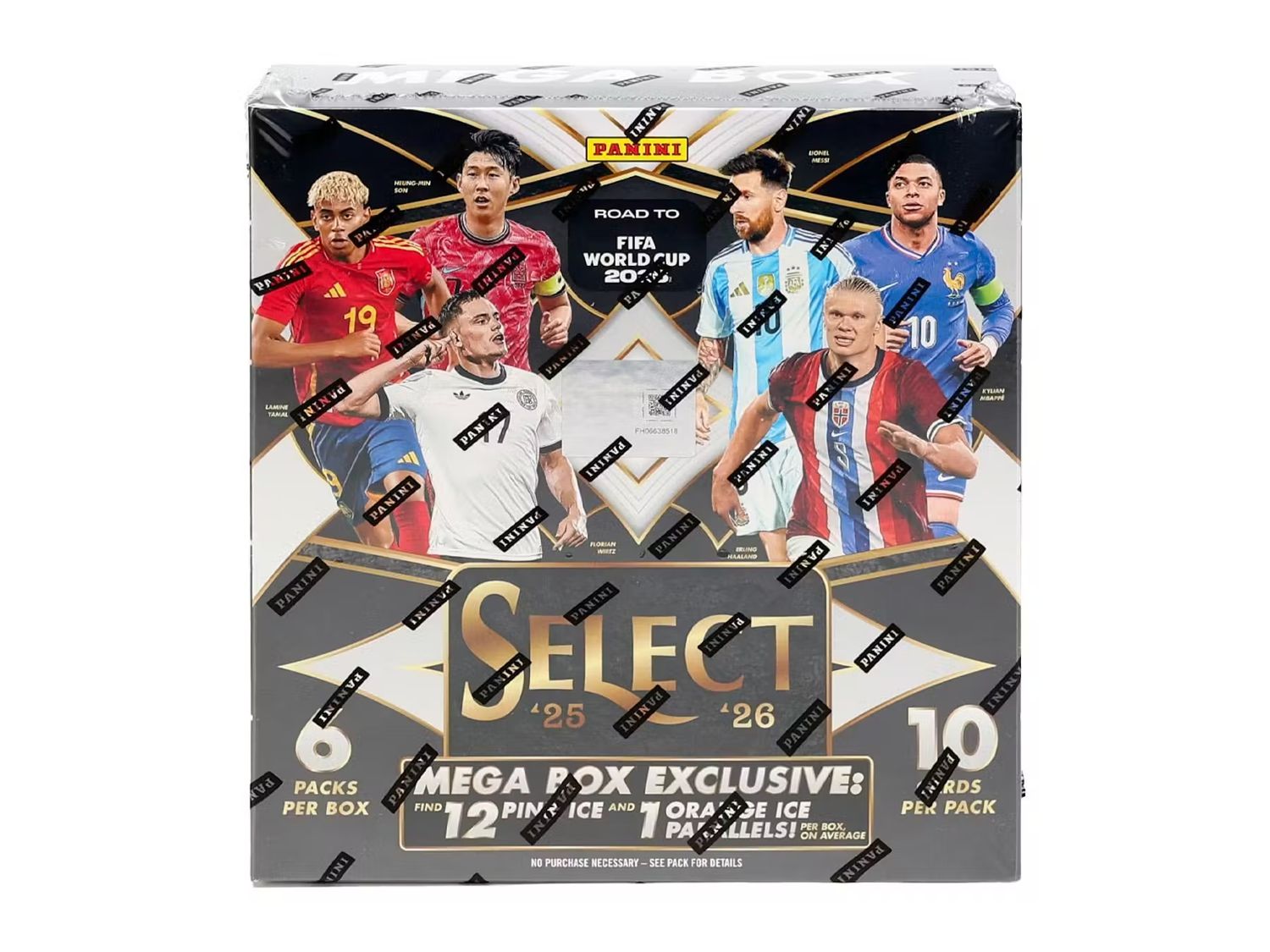 2025/26 Panini Select Road to FIFA World Cup Soccer Mega Box (Coming soon)