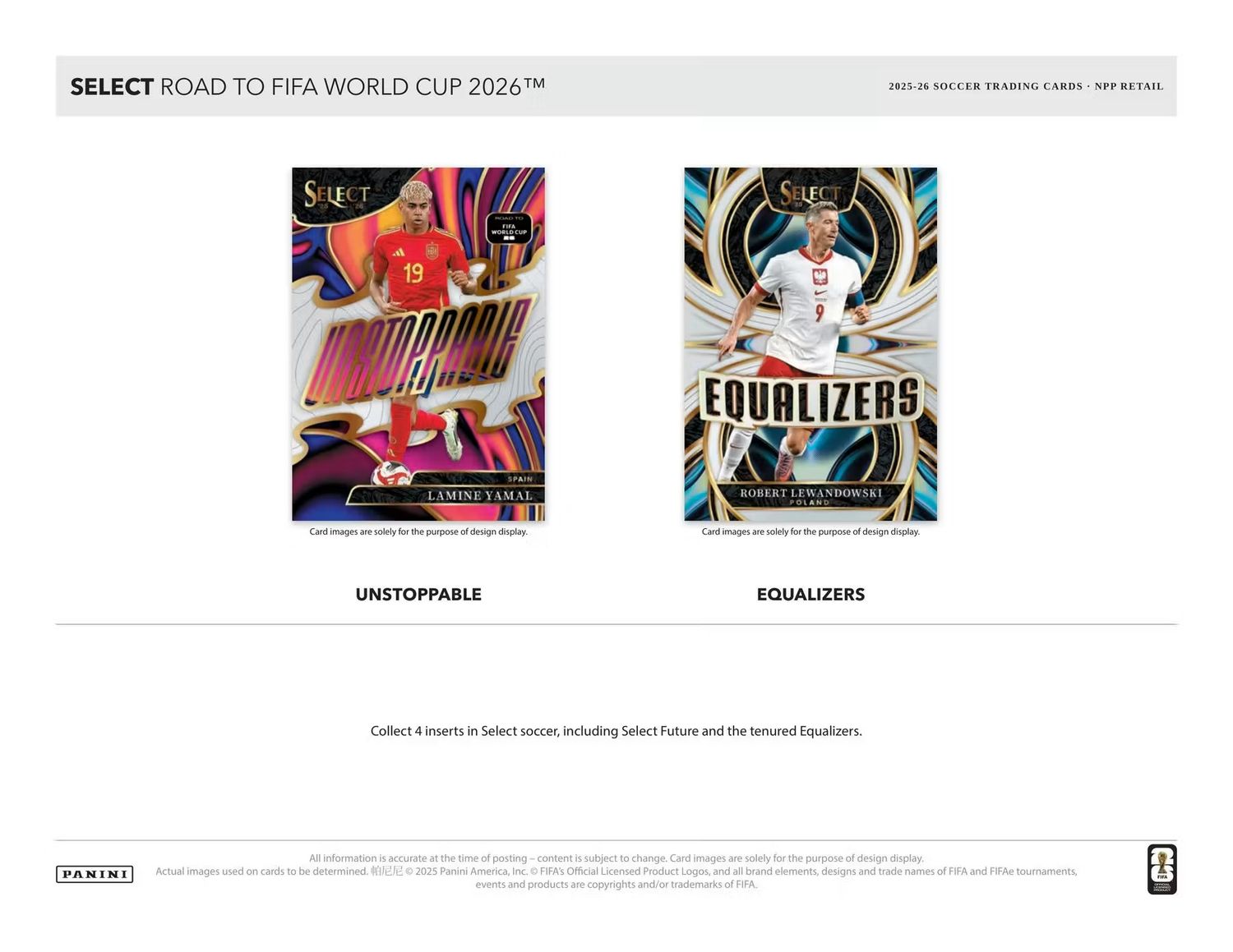 2025/26 Panini Select Road to FIFA World Cup Soccer Mega Box (Coming soon)