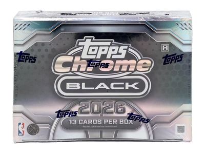 2025/26 Topps Chrome Black Basketball Hobby Box