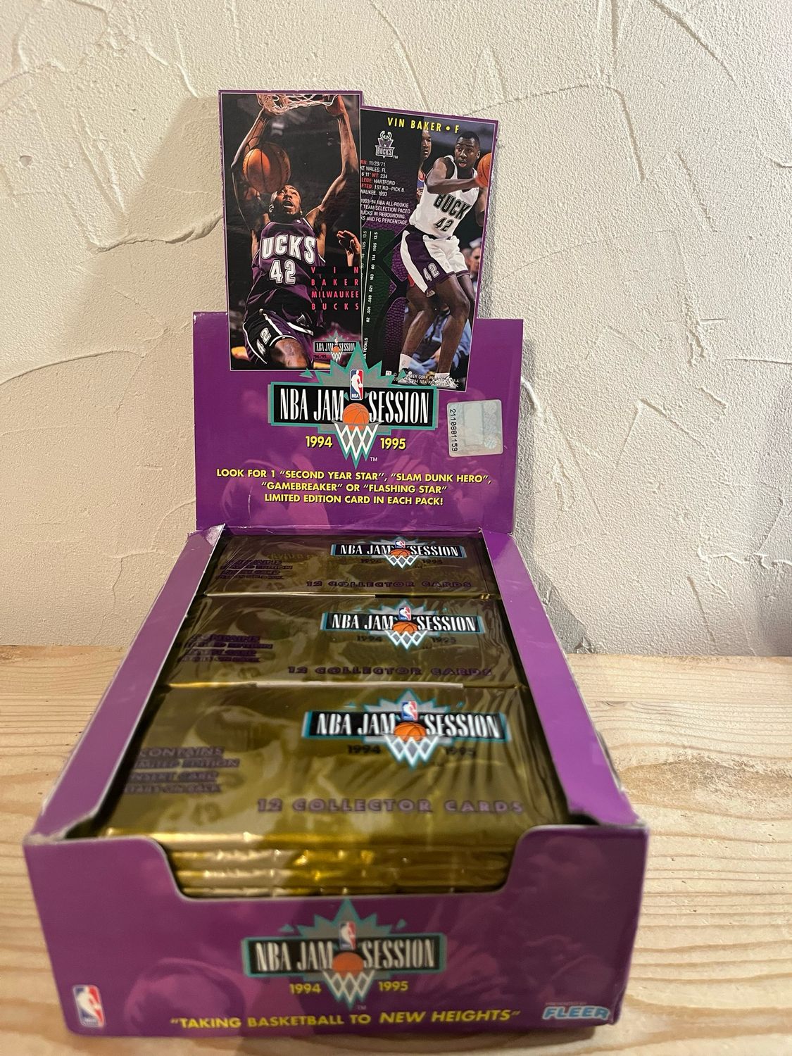 1994/95 Fleer NBA Jam Session Basketball Hobby Pack