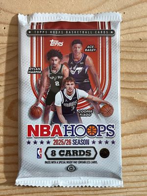 2025/26 Topps Hoops Basketball Hobby Pack