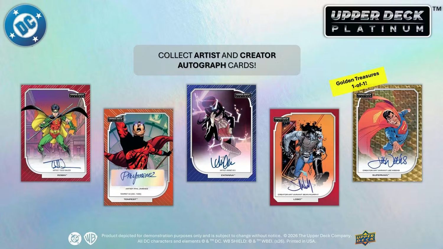 2026 Upper Deck DC Platinum Hobby Box