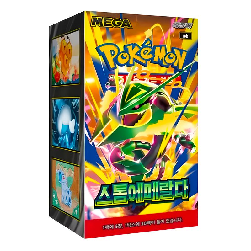 Pokemon TCG KR M6 Delta Reign Display 30 Boosters 5 Cartes