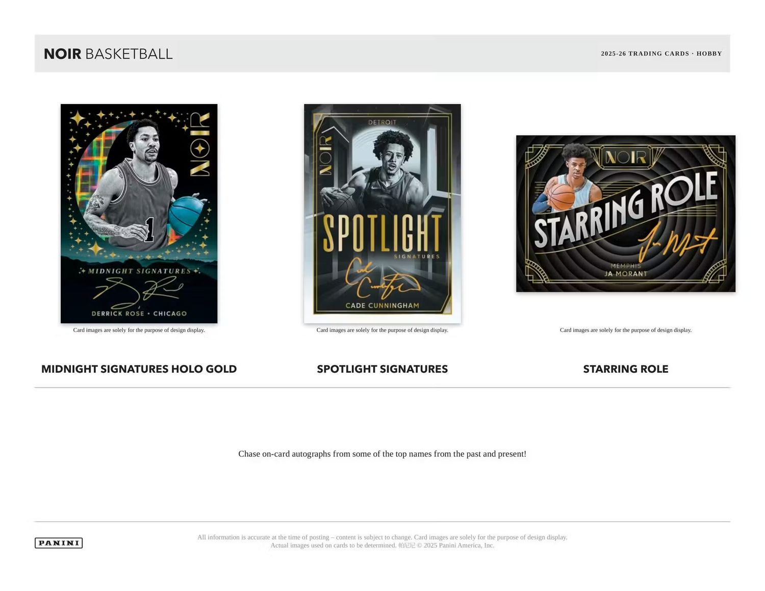 2025/26 Panini Noir Basketball Hobby 4-Box Case