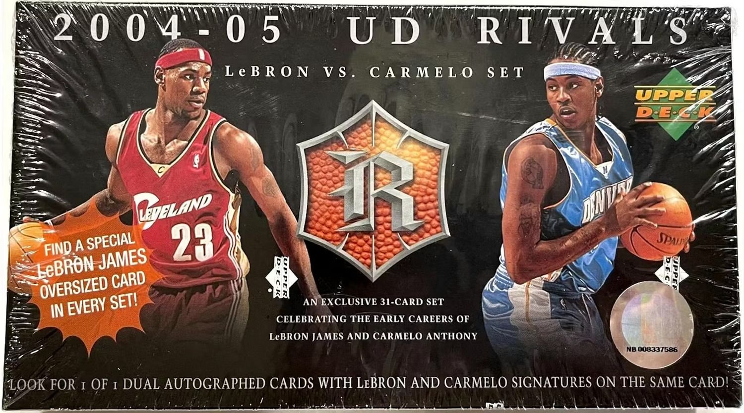 2004/05 Upper Deck Basketball Rivals LeBron James vs. Carmelo Anthony Factory Set
