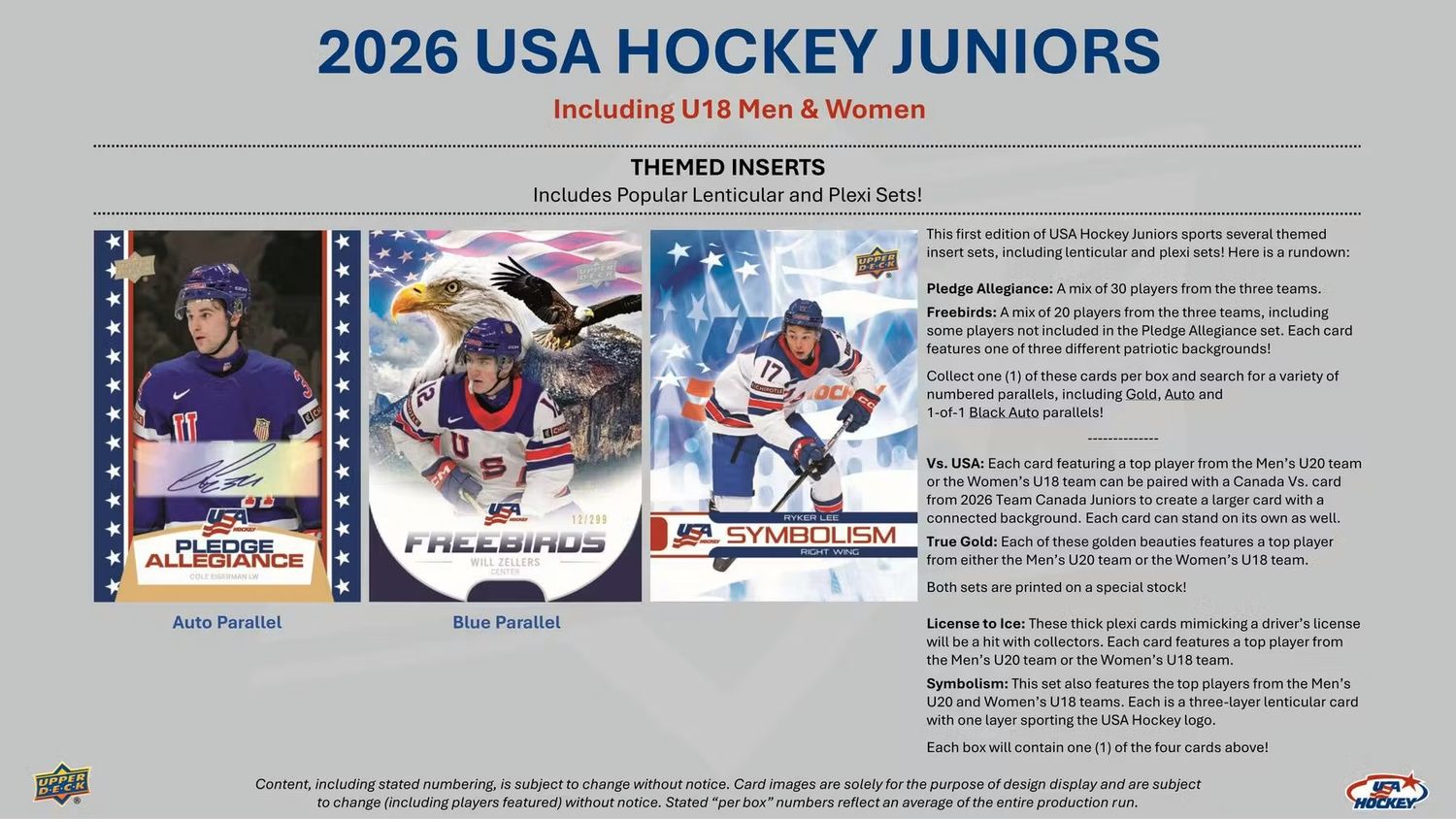 2026 Upper Deck Team USA Juniors Hockey Hobby Box