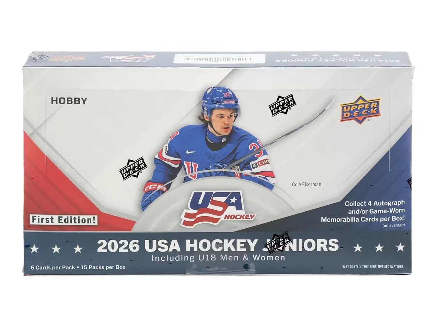 2026 Upper Deck Team USA Juniors Hockey Hobby Box